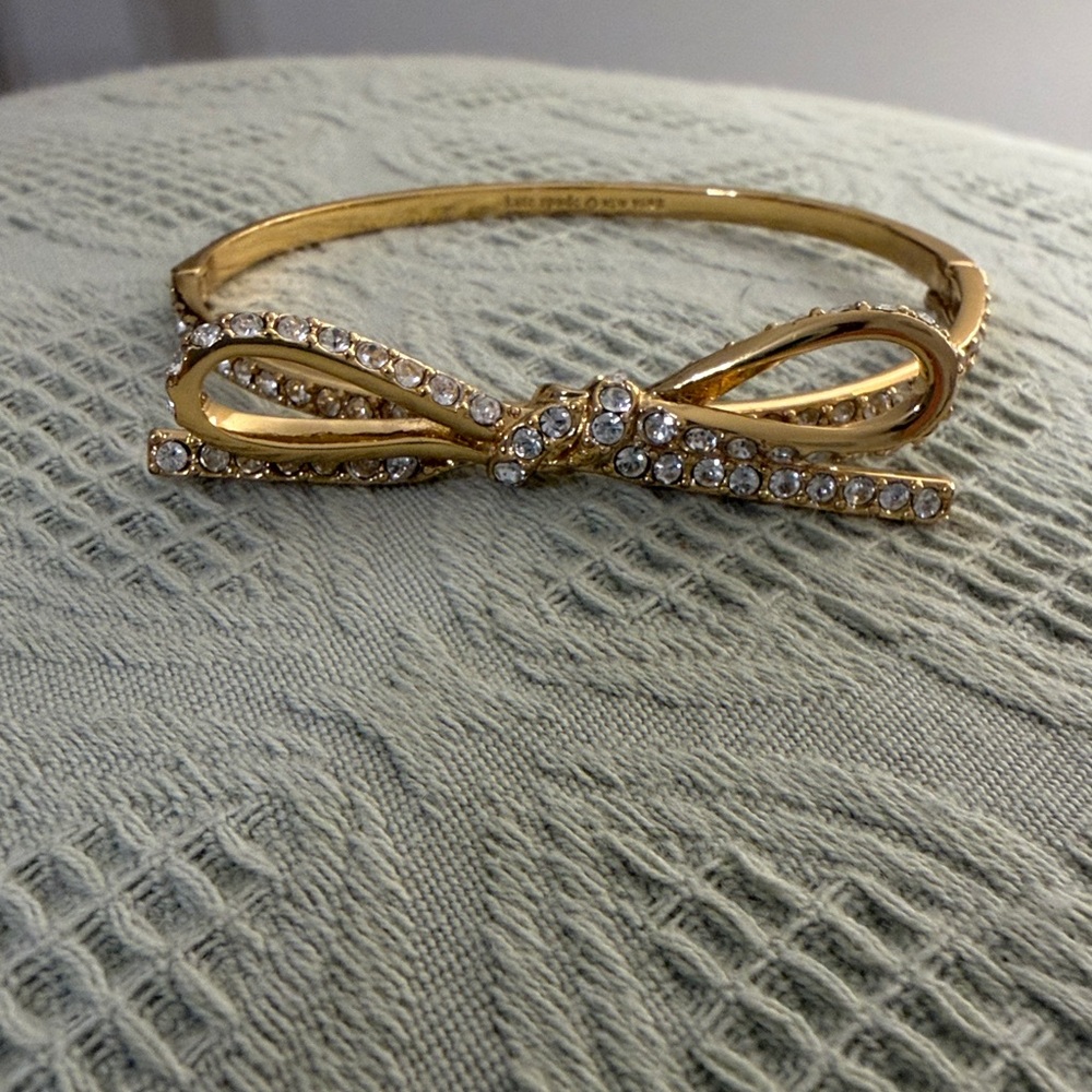 Kate Spade Gold Bow Bangle Bracelet